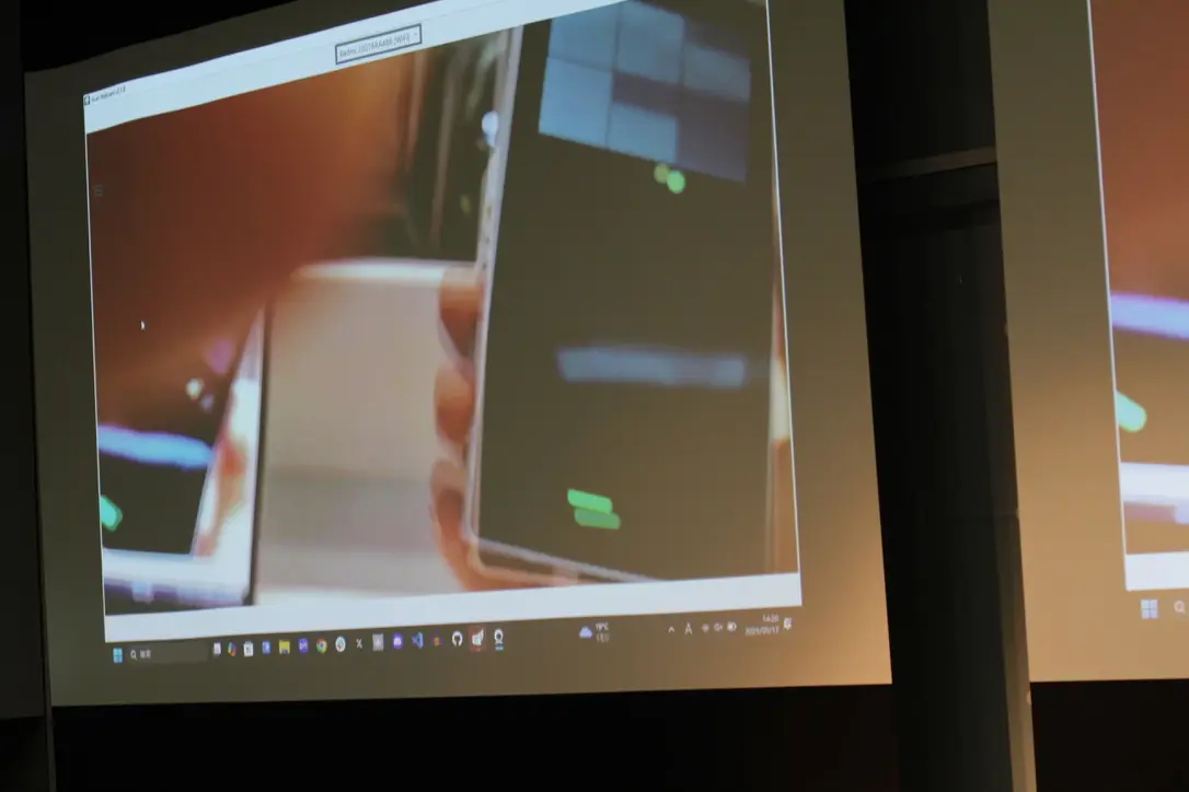 新マイコンを使った実演つきの発表！ブロック崩しを作られたみたいです、すごい